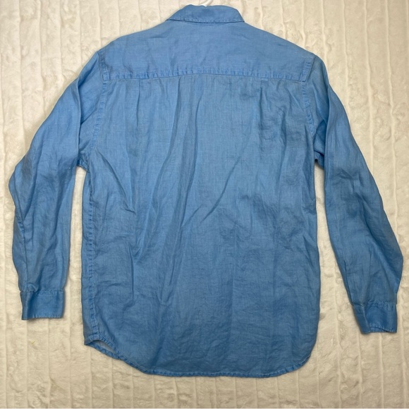 Tommy Bahama Relax 100% Linen Long Sleeve Tropical Vacation Shirt Size Men’s S - Picture 9 of 9